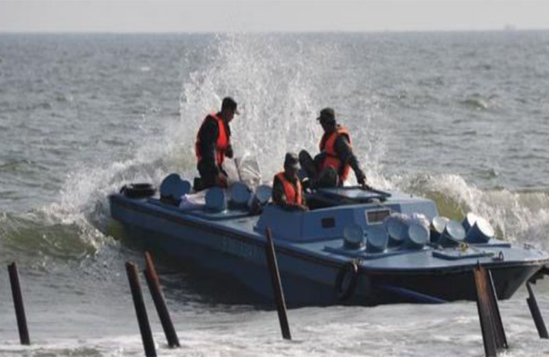 某型登陸破障艇裝備試驗實(shí)物圖 某型登陸破障艇裝備試驗實(shí)物圖